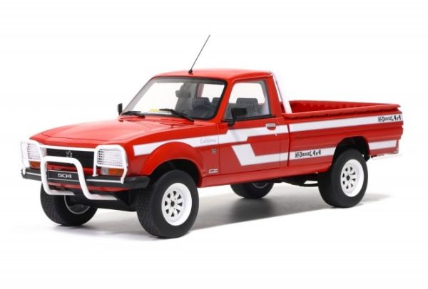 OT436 - PEUGEOT 504 Pick-up Dangel 1993 Rosso fuoco - 1