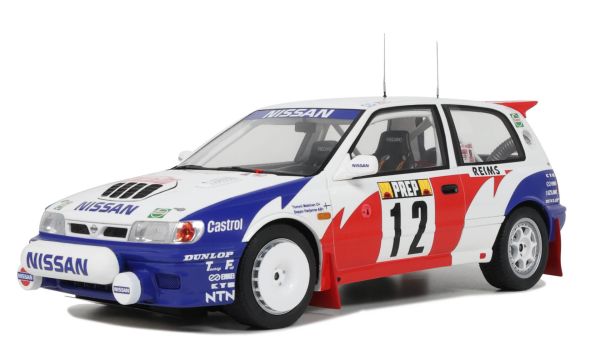 OT461 - NISSAN Sunny GTI-R Bianco #12 Rallye de Monte Carlo 1992 T.MAKINEN - 1