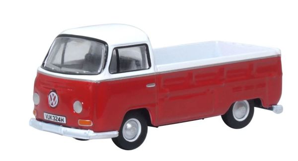 OXF76VW033 - VOLKSWAGEN Tipo 2 Pick-up POPPY rosso e bianco - 1