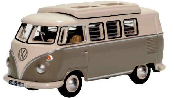 OXF76VWS006 - VOLKSWAGEN Tipo 1 Camper grigio topo e bianco perla - 1