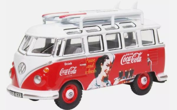 OXF76VWS008C - VOLKSWAGEN Tipo 1 Bus con surf COCA-COLA - 1