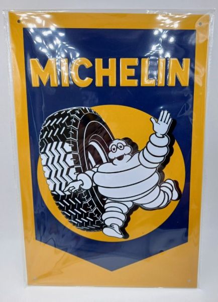 MAGPB213 - Targa vintage in metallo MICHELIN - 20x30 cm - 1