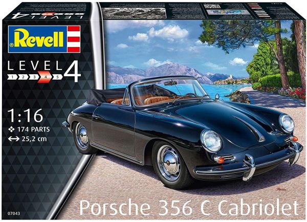 REV07043 - PORSCHE 356C modello cabrio da montare e verniciare - 1