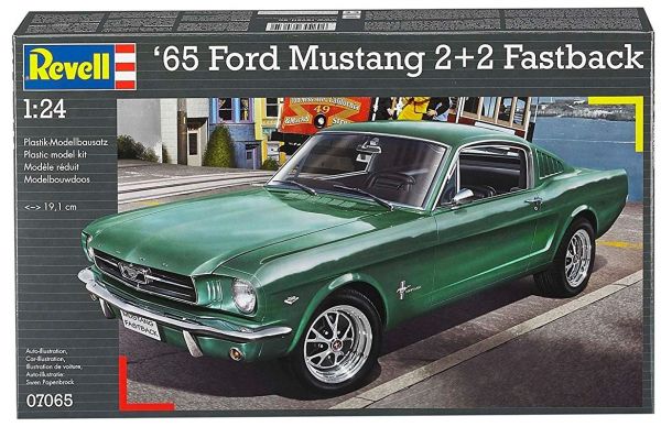 REV07065 - FORD Mustang 2+2 Fastback modello 1965 da montare e verniciare - 1