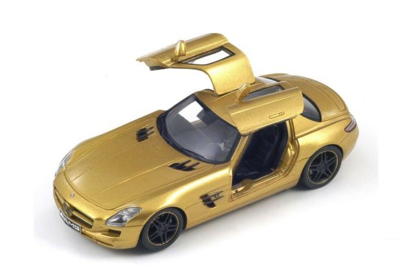 SPAS1023 - MERCEDES SLS AMG con porte aperte 2009 Oro - 1