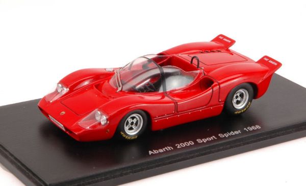 SPAS1329 - ABARTH 2000 Sport Spider 1968 Rosso - 1