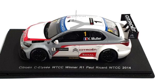 SPAS2460 - CITROEN C-Elysee Totale #1 1er R1 Paul Ricard WTCC 2014 Y.Muller - 1