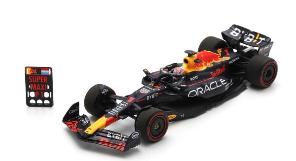 SPAS8916 - RED BULL RB19 #1 Oracle Red Bull Racing Vincitore GP Belgio 2023 con pit board Max Verstappen - 1