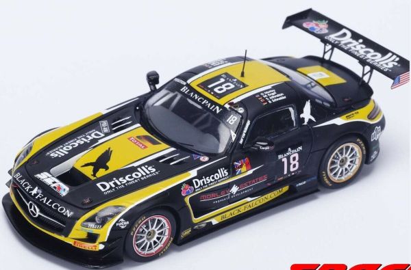 SPASB115 - MERCEDES SLS AMG GT3 Black Falcon #18 24H Spa 2015 - Edizione limitata a 300 copie. - 1