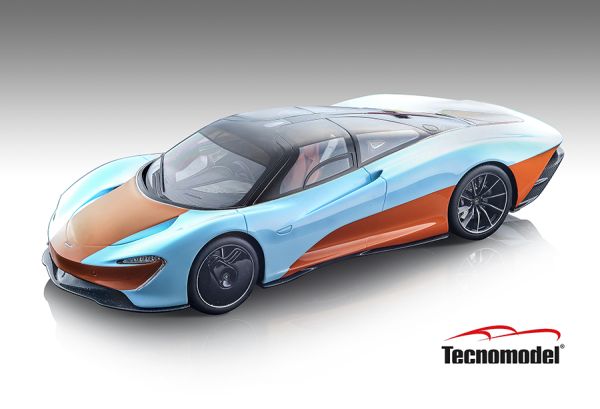 TM18-EX08E - 2020 McLAREN Speedtail blu e arancione - Limitata a 24 esemplari ex. - 1