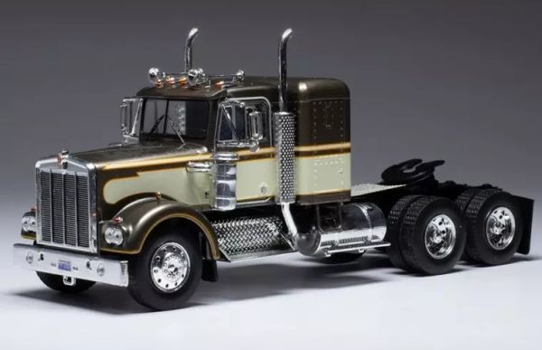 IXOTR145.22 - KENWORTH W 900 6x4 del 1990 marrone e beige - 1