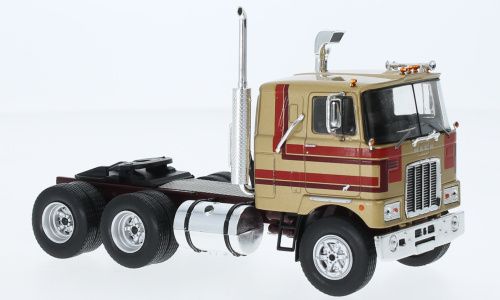 IXOTR168.22 - MACK Serie F 6x4 1977 beige metallizzato e rosso - 1