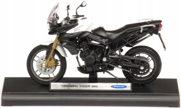 WELTR19660PWH - Moto TRIUMPH Tiger 800 bianco e nero - 1