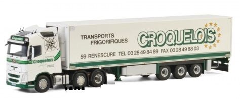 WSI01-2686 - VOLVO FH GL 6x2 con semi frigorifero CROQUELOIS - 1