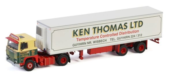 WSI01-3288 - SCANIA 111 4x2 con rimorchio frigorifero 2 assi KEN THOMAS - 1