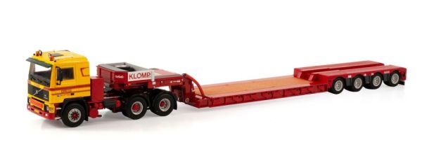 WSI01-3948 - VOLVO F12 6x2 con carrello porta attrezzi 4 assi KLOMP Transport - 1