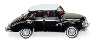 WIK012002 - Auto nera con tetto bianco - Limousine DKW