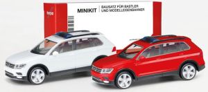 HER013109-002 - 2 x VOLKSWAGEN Tiguan Bianco e Rosso - In Kit