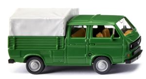 WIK029309 - VOLKSWAGEN T3 doppia cabina verde erba