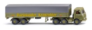 WIK051457 - MERCEDES-BENZ LPS 333 6x4 con rimorchio telonato a 2 assi DORTMUNDER KRONENBIER