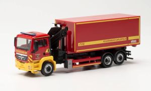 HER096775 - MAN TGS M 6X4 con gru e cassa mobile BRIGATA DEL FUOCO