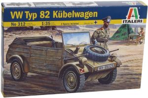 ITA0312 - VOLKSWAGEN Typ 82 Kubelwagen da assemblare e verniciare