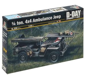 ITA0326 - IL TUO. 4x4 AMBULANCE JEEP da montare e verniciare