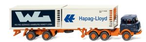 WIK052201 - KRUPP 6x2 con vassoio e contenitore refrigerato HAPAG LLOYD/WL