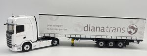 ELI118185 - SCANIA 500 S 4x2 con rimorchio telonato 3 assi - Trasporto DIANA