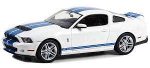 GREEN13674 - 2011 FORD Mustang GT500 Bianco con strisce blu