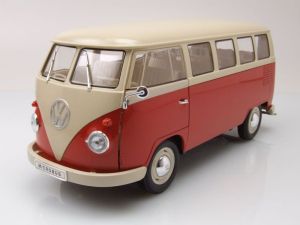 WEL18054ROUGE - VOLKSWAGEN Tipo 1 1963 rosso e beige