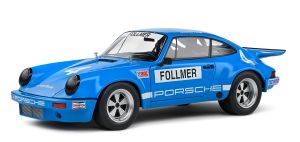 SOL1810702 - PORSCHE 911 Iroc blu #4 FOLLMER IROC RIVERSIDE 1974