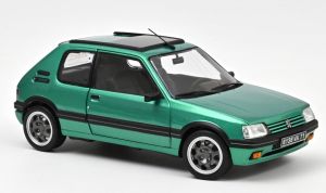 NOREV184847 - PEUGEOT 205 GTi con tetto in vetro 1991 Verde