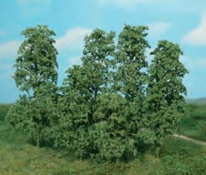 HEK1642 - Lotto di 12 alberi naturali "Verde scuro"