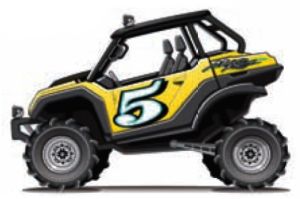 MST21087-MT950GE - Quad giallo e nero - MT950 ROHV 