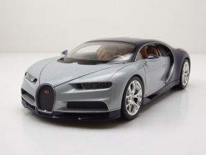 WEL24077ARGENT - BUGATTI chiron 2017 Argento e blu