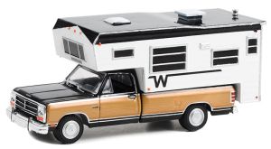 GREEN30410 - DODGE Ram D-250 Royal SE nero 1990 con camper Winnebago sotto blister