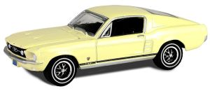 GREEN30504 - FORD Mustang GT Fastback 1967 giallo della serie HIGH COUNTRY SPECIAL in blister