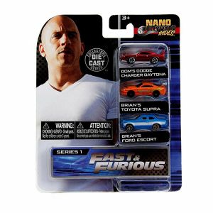 JAD31124 - Nano 3 coches FAST & FURIOUS serie 1