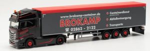 HER315333 - Semirimorchio IVECO S-WAY 4X2 con pianale mobile 3 assi BROKAMP