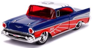 JAD31762 - CHEVROLET BEL-AIR Hard-Top blu e rosso 1957 MARVEL Avengers