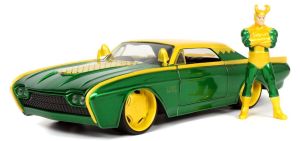 JAD33357 - Thunderbird FORD con figura verde LOKI 1963 MARVEL