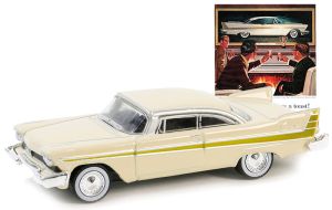 GREEN39140-B - PLYMOUTH Fury 1957 Beige della serie VINTAGE AD CARS in blister