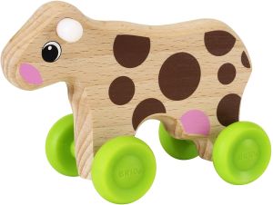 BRIO30309 - Mini mucca da spingere