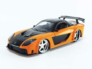 JAD30732 - MAZDA RX-7 Arancio e nero Fast and Furious