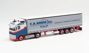 HER313407 - VOLVO FH Gl. 4X2 con rimorchio telonato 3 Assi FAKRUSE