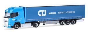 HER318495 - DAF XG 4x2 con rimorchio telaio 3 assi CTJ - JANSSEN