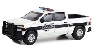 GREEN43020-F - CHEVROLET Silverado SSV 2022 General Motors Fleet Police in blister della serie HOT PURSUIT