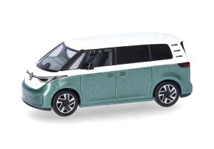 HER431132 - VOLKSWAGEN ID Buzz People bicolore bianco e verde metallizzato