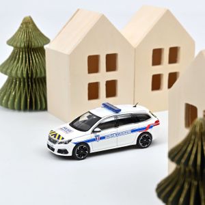 NOREV473944 - PEUGEOT 308 SW 2018 Polizia Municipale con strisce blu e gialle